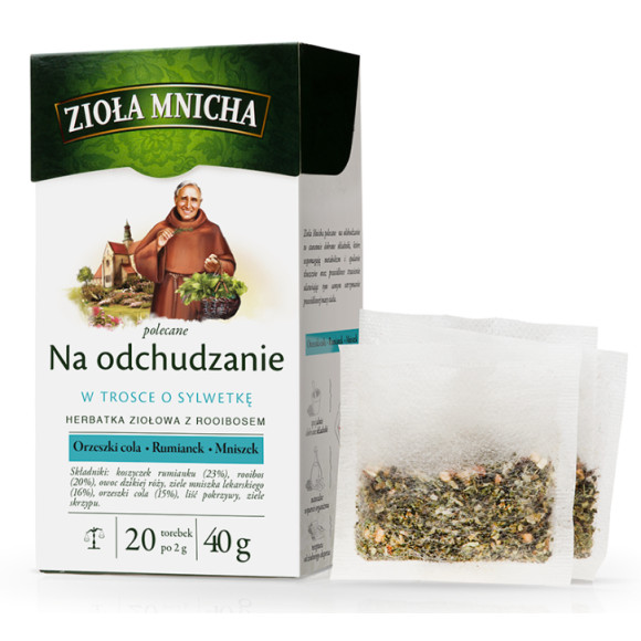 BIG-ACTIVE HERBATA ZIOŁA MNICHA NA ODCHUDZANIE 20 TOREBEK