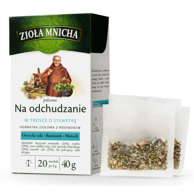 BIG-ACTIVE HERBATA ZIOŁA MNICHA NA ODCHUDZANIE 20 TOREBEK