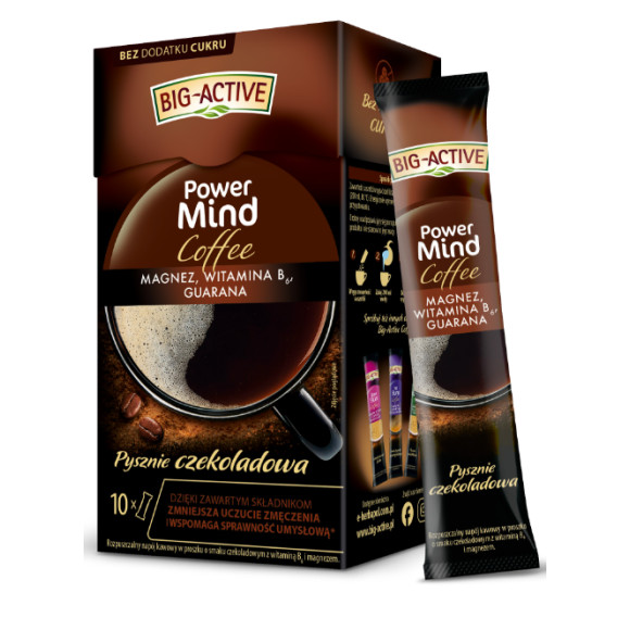 BIG-ACTIVE COFFEE POWER MIND 100 G (10 SASZETEK X 10 G)