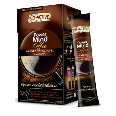 BIG-ACTIVE COFFEE POWER MIND 100 G (10 SASZETEK X 10 G)