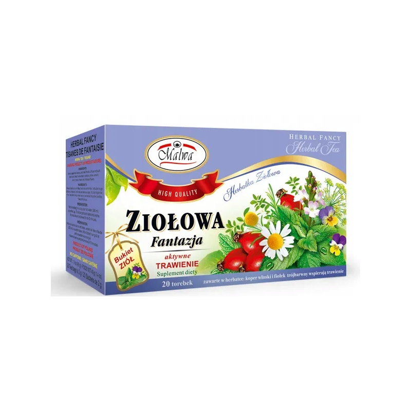 Malwa Herbata ZIOŁOWA FANTAZJA Aktywne Trawienie
