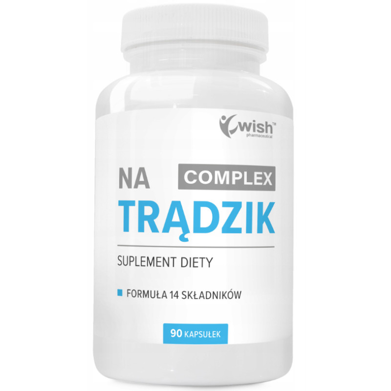 WISH COMPLEX NA TRĄDZIK FORMUŁA 14 SKŁADNIKÓW 90 KAPSUŁEK