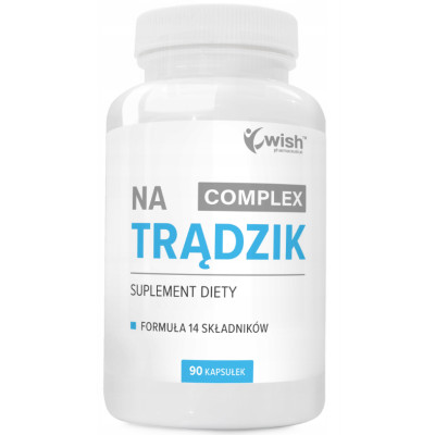 WISH COMPLEX NA TRĄDZIK FORMUŁA 14 SKŁADNIKÓW 90 KAPSUŁEK