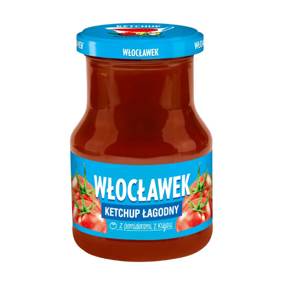 Włocławek KETCHUP ŁAGODNY POMIDOROWY 380G