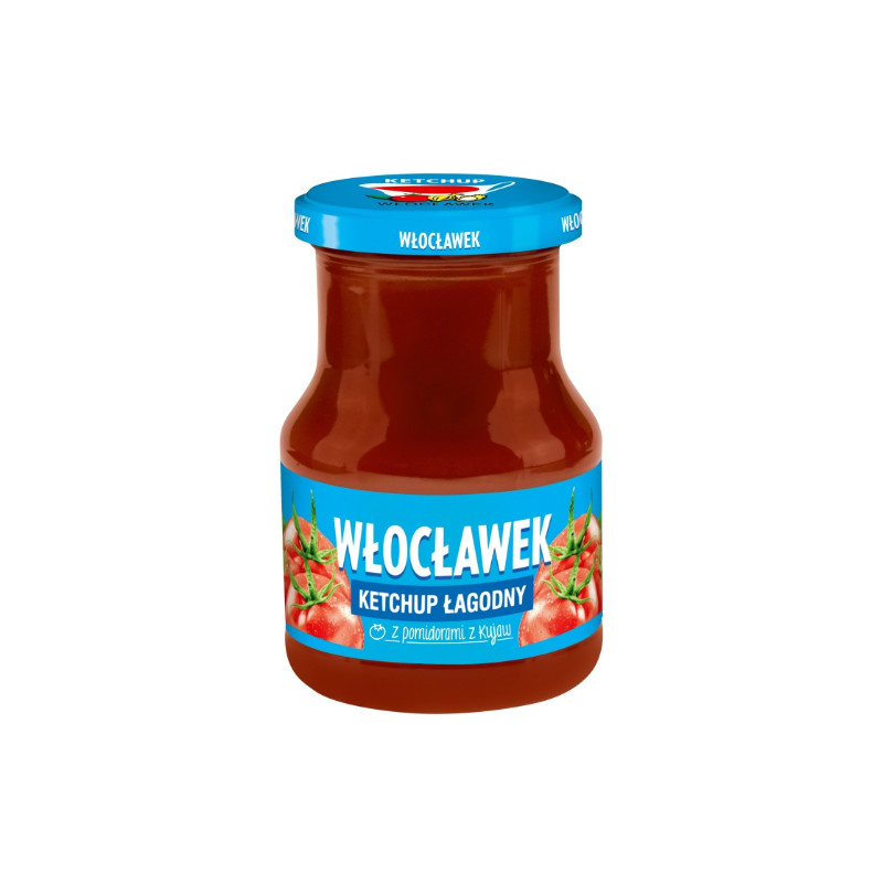 Włocławek KETCHUP ŁAGODNY POMIDOROWY 380G