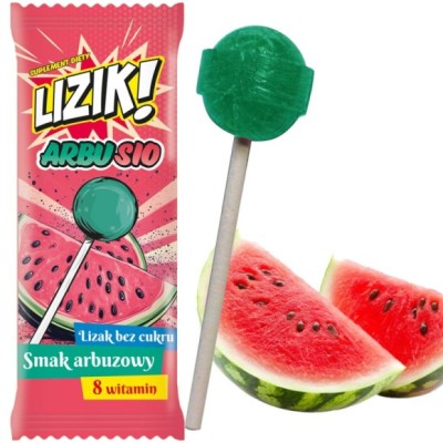 Starpharma LIZIK ARBUSIO lizak bez cukru ARBUZOWY ARBUZ 8