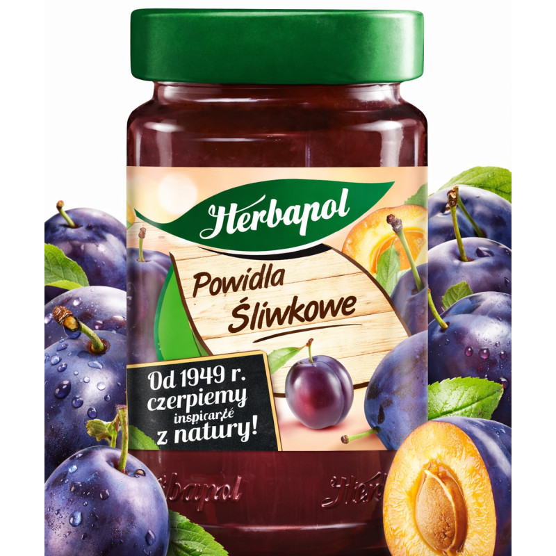 Herbapol POWIDŁA ŚLIWKOWE WĘGIERKOWE 290G