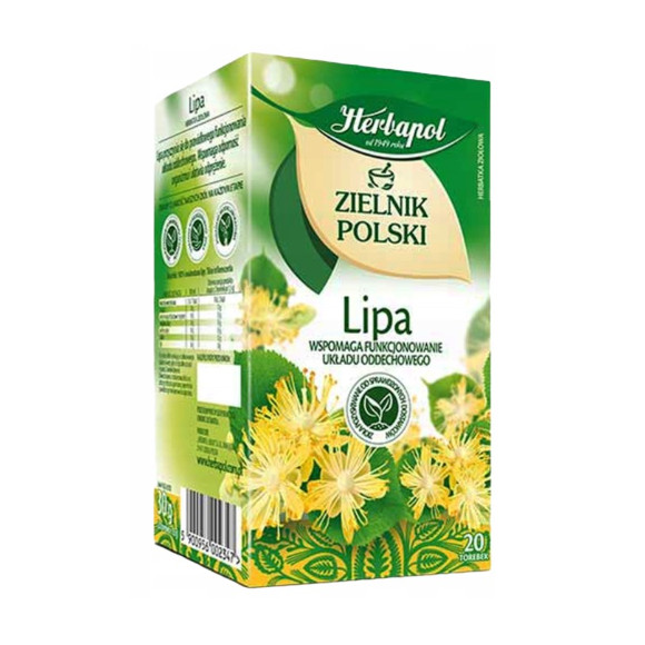 Herbapol POLSKI ZIELNIK LIPA wsparcie PRZEZIĘBIENIE  SASZETKI