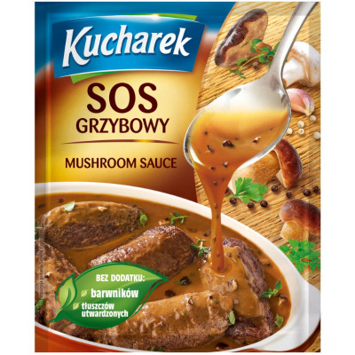 KUCHAREK SOS GRZYBOWY klasyczny GOTOWY W 3 MINUTY  28G