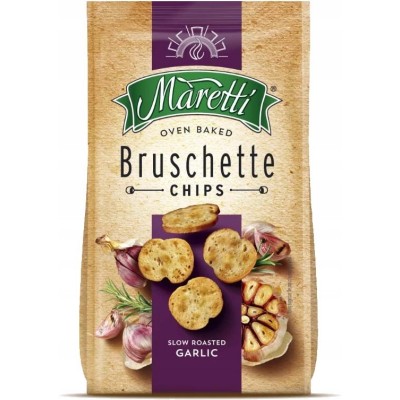 BRUSCHETTA MARETTI Chipsy Krążki chlebowe Z PIECZONYM