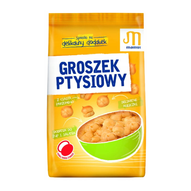 MAMUT GROSZEK PTYSIOWY z ciasta parzonego 80G
