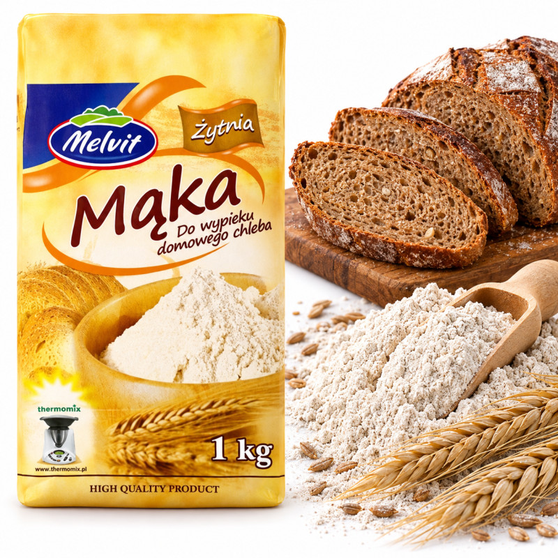 MELVIT MĄKA ŻYTNIA 1KG
