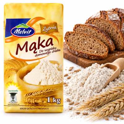 MELVIT MĄKA ŻYTNIA 1KG