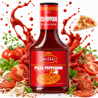 Roleski SOS ALA PIZZA PEPPERONI Mniej Więcej do Wszystkiego 340G