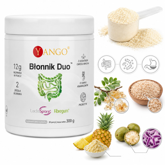 Yango BŁONNIK DUO wsparcie TRAWIENIE 300G