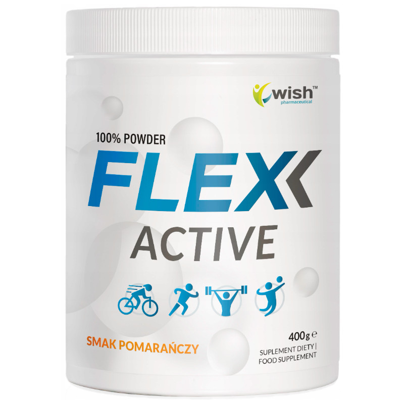WISH Flex (flex Active) KOLAGEN 10.000 wsparcie STAWY MIĘŚNIE KOŚCI 400g