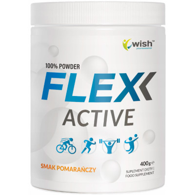 WISH Flex (flex Active) KOLAGEN 10.000 wsparcie STAWY MIĘŚNIE KOŚCI 400g