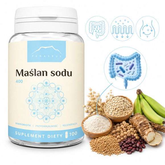 Nanga MAŚLAN SODU wsparcie JELITA 100 kapsułek x 400 mg
