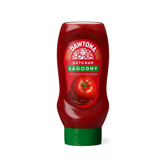 Dawtona KETCHUP ŁAGONY CZYSTY SKŁAD 444G