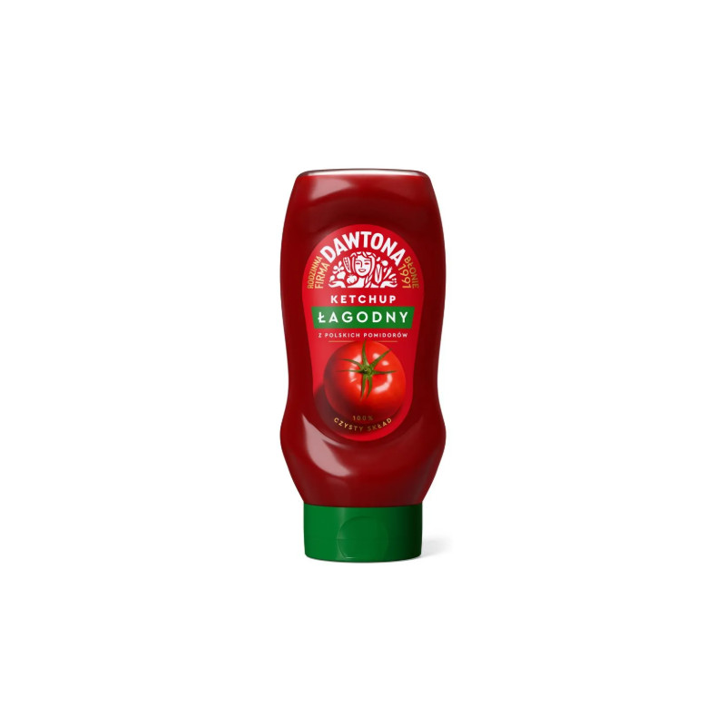 Dawtona KETCHUP ŁAGONY CZYSTY SKŁAD 444G