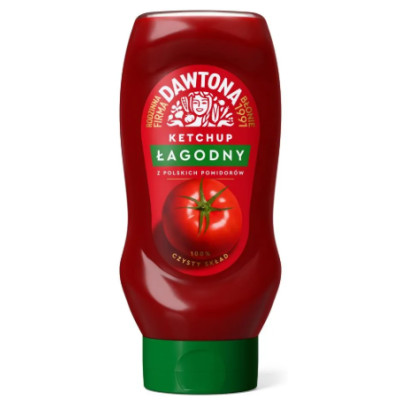 Dawtona KETCHUP ŁAGONY CZYSTY SKŁAD 444G