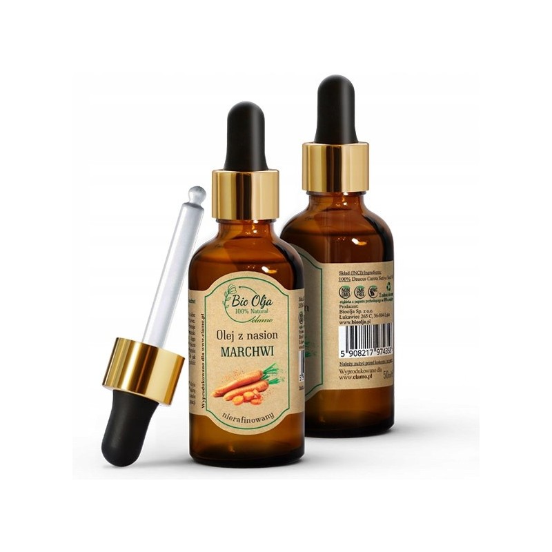 BioOlja OLEJ Z NASION MARCHWI ZIMNOTŁOCZONY NIERAFIN. 50ml