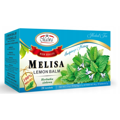 MALWA MELISA MELISSA liść MELISY 20 saszetek 40G
