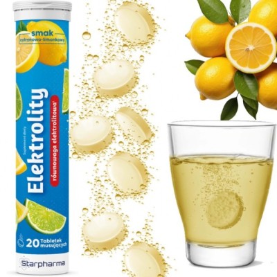 Starpharma ELEKTROLITY sód potas chlorki magnez 20 tabletek