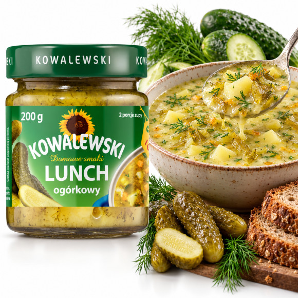 Kowalewski LUNCH OGÓRKOWY 200g skoncentrowana zupa ogórkowa baza do zupy