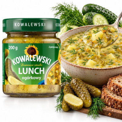 Kowalewski LUNCH OGÓRKOWY 200g skoncentrowana zupa ogórkowa baza do zupy