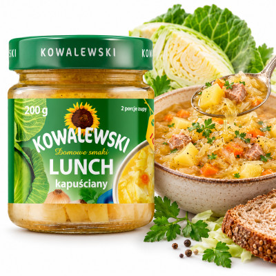 Kowalewski LUNCH KAPUŚCIANY 200g skoncentrowana zupa baza do zupy
