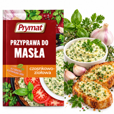 Prymat PRZYPRAWA DO MASŁA CZOSNKOWO - ZIOŁOWA 12g