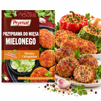Prymat PRZYPRAWA DO MIĘSA MIELONEGO FARSZU I KLOPSÓW 20g