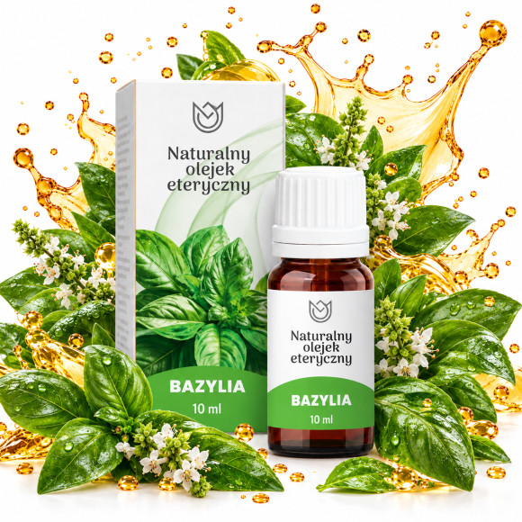 Naturalne Aromaty NATURALNY OLEJEK ETERYCZNY BAZYLIA bazyliowy 10ml