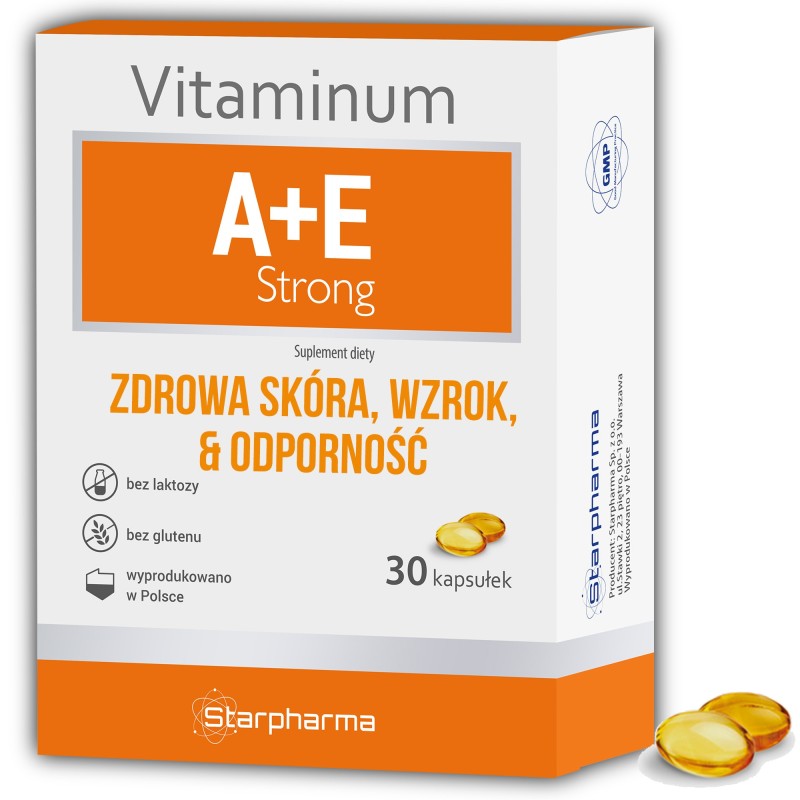 Starpharma VITAMINUIUM A+E witamina A+E 30 kapsułek