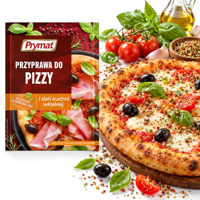 Prymat PRZYPTAWA DO PIZZY I DAŃ KUCHNI WŁOSKIEJ 18g mieszanka przypraw