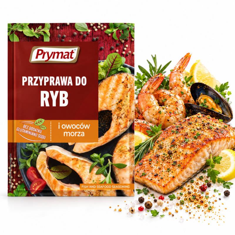 Prymat PRZYPRAWA DO RYB I OWOCÓW MORZA 20g mieszanka przypraw