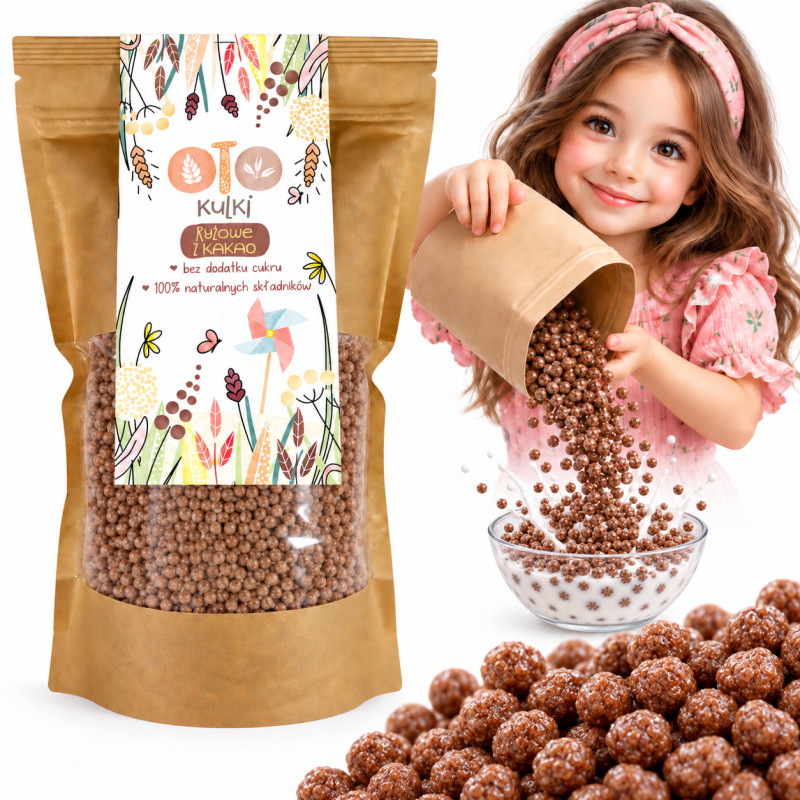 Otolandia OTO KULKI RYŻOWE Z KAKAO -150g
