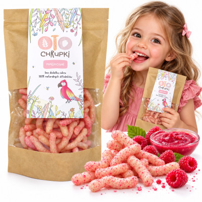 Otolandia OTO Chrupki Malinowe - 25g