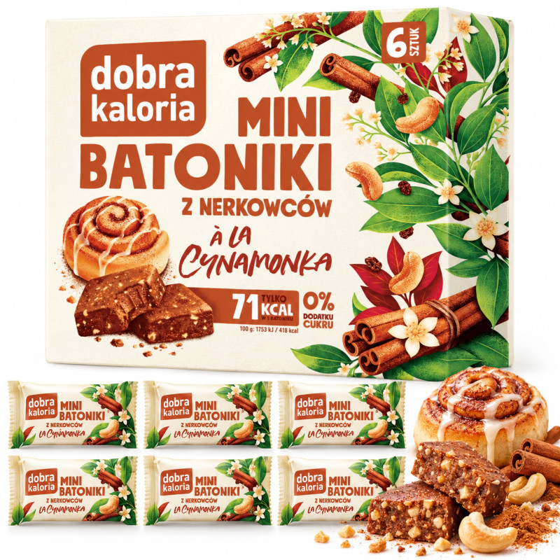 Dobra Kaloria MINI BATONIKI A LA CYNAMONKA 102g