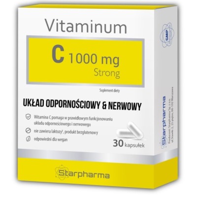Starpharma WITAMINUM C 1000 Strong witamina C 30 kapsułek