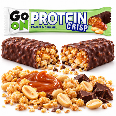 Sante GO ON BATON PROTEINOWY białkowy CRISP ORZECH - KARMEL 50g