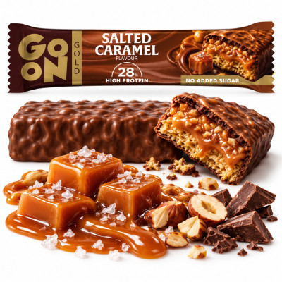 Sante GO ON GOLD BATON PROTEINOWY bez cukru SŁONY KARMEL salted caramel 45g