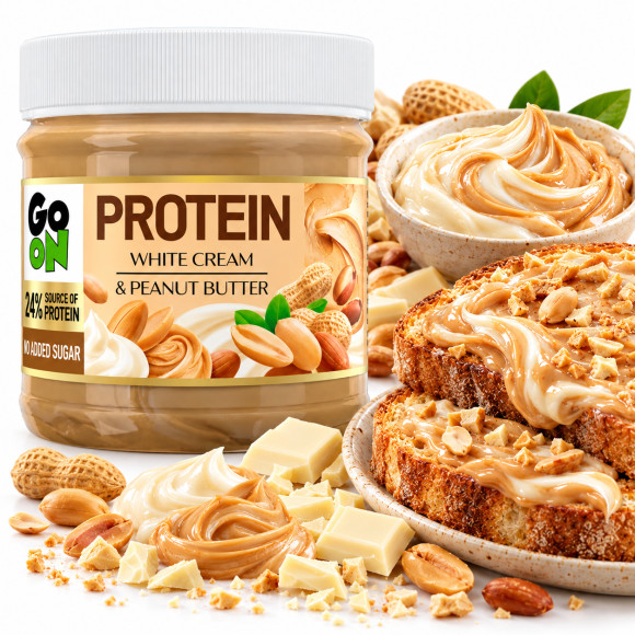 Sante GO ON PROTEIN wysokobiałkowy bez cukru KREM Z ORZESZKAMI 180g słoik