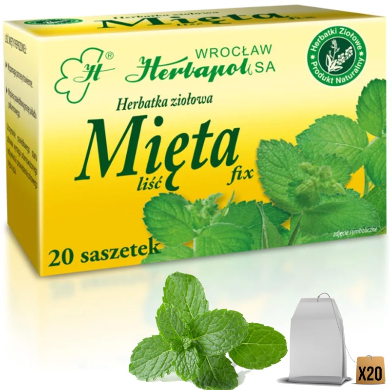 Herbapol ZIOŁA MIĘTA FIX LIŚĆ MIĘTY wsparcie TRAWIENIE