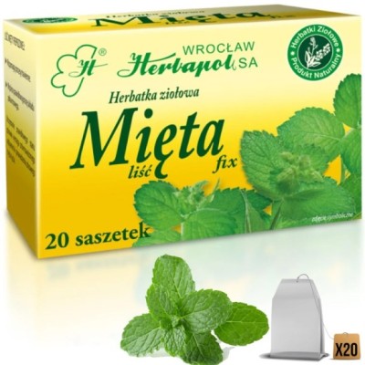 Herbapol ZIOŁA MIĘTA FIX LIŚĆ MIĘTY wsparcie TRAWIENIE