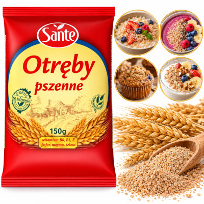 Sante OTRĘBY PSZENNE STABILIZOWANE 150g