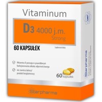Starpharma VITAMINUM D3 4000 witamina D3 Strong 60 kapsułek