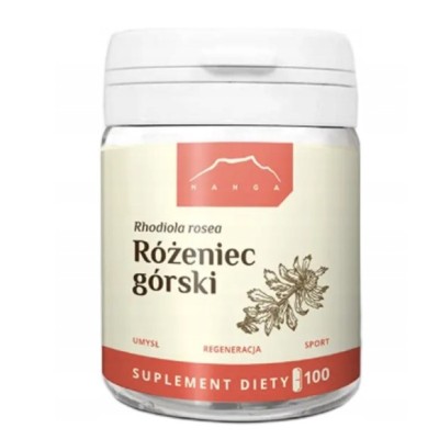 Nanga RÓŻENIEC GÓRSKI 165mg Rhodiola rosea 100 kapsułek
