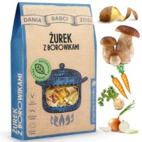 DANIA BABCI ZOSI zupa ŻUREK Z BOROWIKAMI mieszanka do